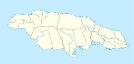 Кингстон на мапи Јамајке