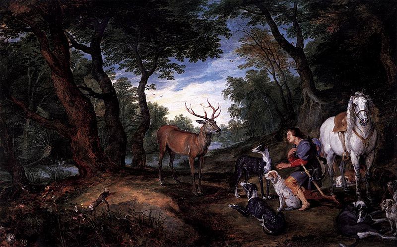 File:Jan Brueghel (I) - The Vision of St Hubert - WGA3589.jpg