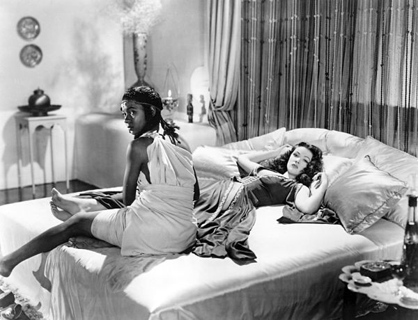 Jeni Le Gon and Gene Tierney in Sundown (1941)