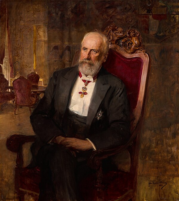 Johann II, Prince of Liechtenstein (1840–1929), allied the principality with Switzerland after the downfall of the Habsburg monarchy in 1918