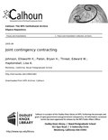 Thumbnail for File:Joint contingency contracting (IA jointcontingency10945460).pdf