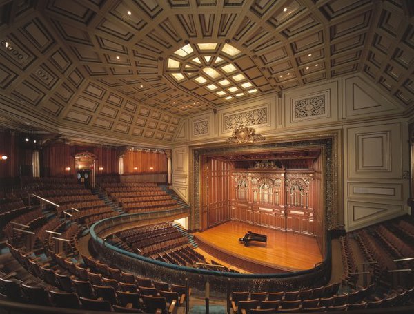 Jordan Hall NEC's principal performance space