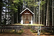 Kapelle im Wald am Arnisee Lage: 692094 / 18091646.7730555555568.6444444444444