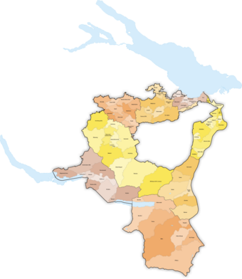 Municipalitățile politice ale cantonului