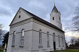 Kirche Dürrweitzschen (Grimma) - Seitenansicht