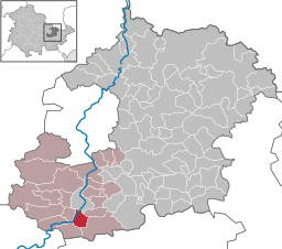 Läget för kommunen Kleineutersdorf i Saale-Holzland-Kreis