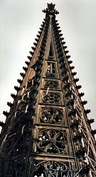 A spire of Cologne Cathedral (begun 1248)