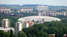 Kraków Arena from distance