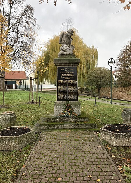 Kriegerdenkmal Spergau 01