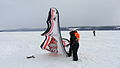 02/2011Kitesurfen in Saint-Fulgence, Québec