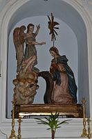 Скульптура Благовещения в церкви Девы Марии