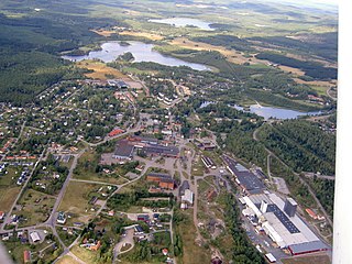 Långshyttan Place in Dalarna, Sweden