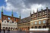 The imposing town hall (''Rathaus'') of Lübeck