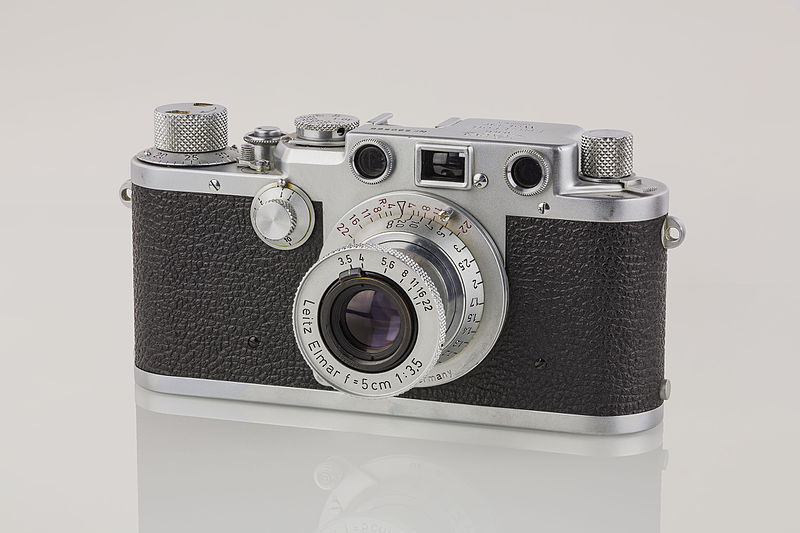 File:LEI0440 Leica IIIf chrom - Sn. 580566 1951-52-M39 Blitzsynchron front view-6531 hf-.jpg