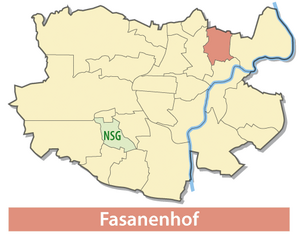 Lage von Fasanenhof in Kassel