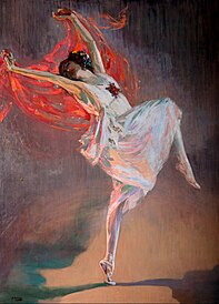 „Anna Pavlova jako bachantka”, Sir John Lavery