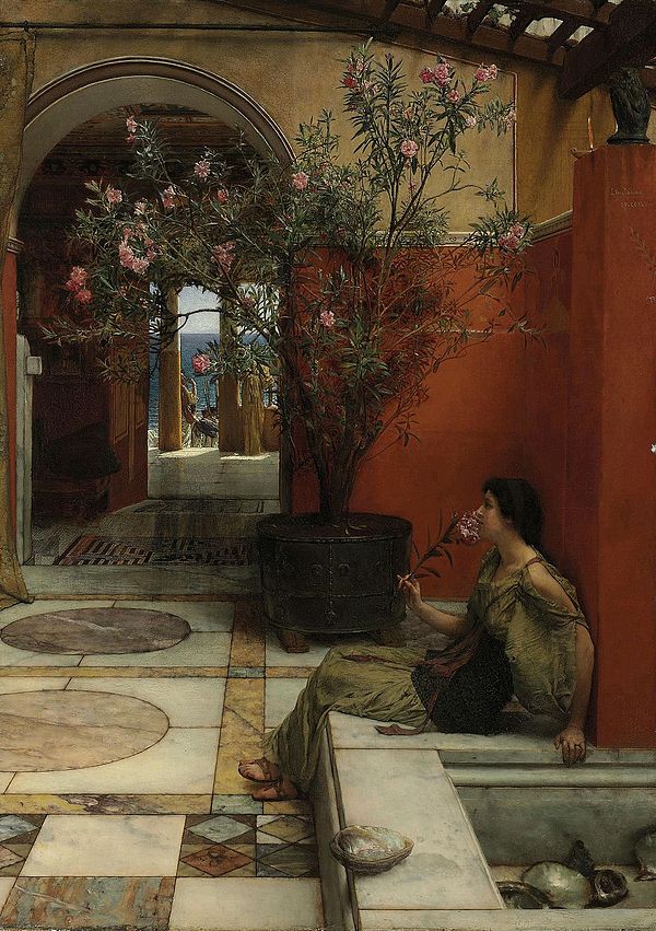 An Oleander, an 1882 painting by Lawrence Alma-Tadema.