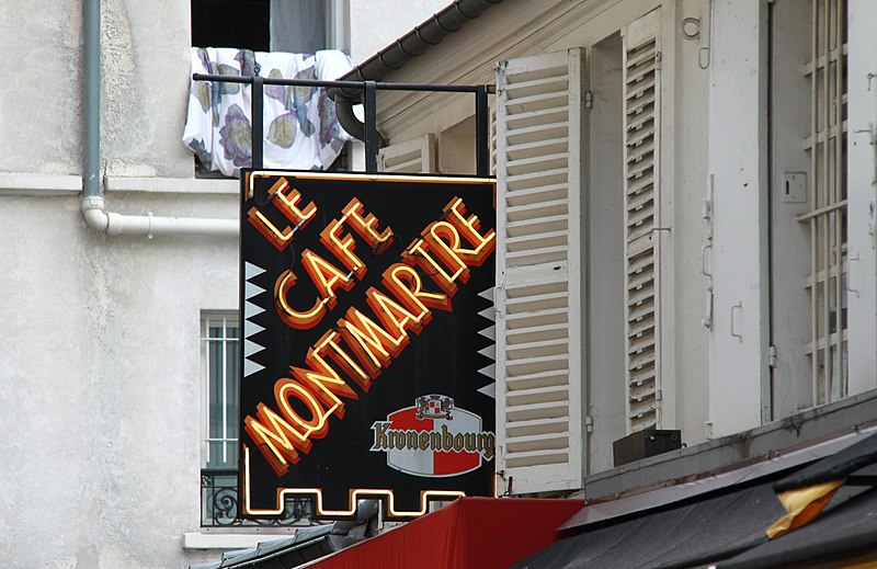 File:Le Café Montmartre, Rue de Steinkerque, 75018 Paris, France 2011.jpg