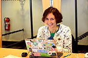 Lea Lacroix at WikidataCon 2019