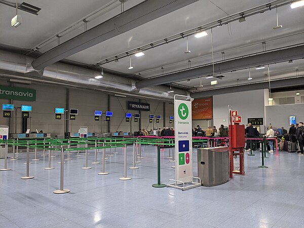 Terminal 2 check-in area