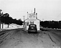 Thumbnail for File:Los Alamos Project Main Gate, 1943.jpg