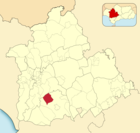 Расположение муниципалитета Лос-Паласьос-и-Вильяфранка на карте провинции