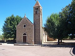 Iglesia de Santa Bárbara en la fracción de Donigala.