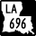 Luizjana Highway 696 znacznik