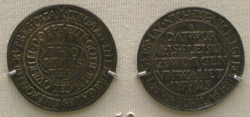 File:Münster, tallero d'argento del 1534.JPG