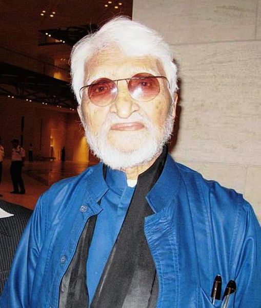 M. F. Husain in 2010