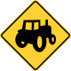 Zeichen W11-5a Landwirtschaftlicher Verkehr (alternativ)