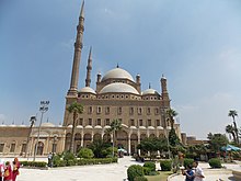 Muhammad Ali Mosque in the Cairo Citadel (1830-1857), in Ottoman style with European-influenced details M Ali mosque 135.JPG