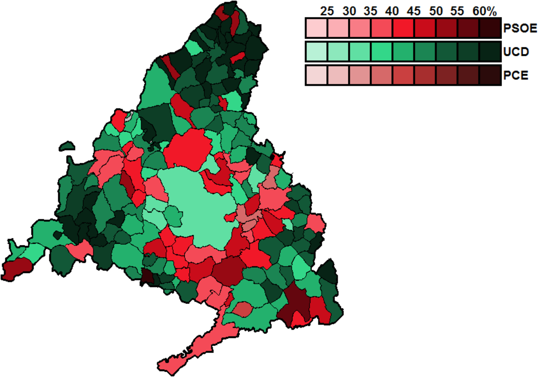 Élections générales espagnoles de 1979 dans la communauté de Madrid