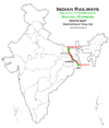 Maithili Express (Kolkata - Darbhanga) route map.png