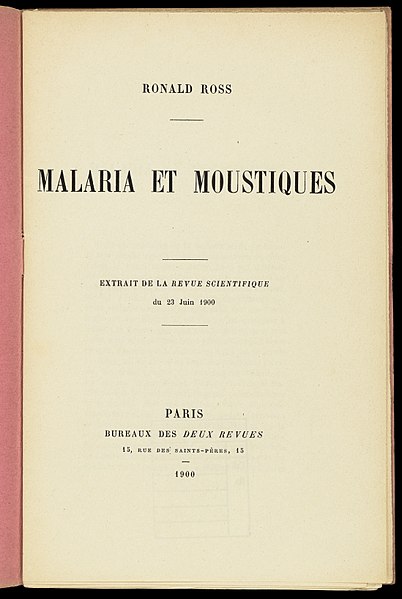 File:Malaria et moustiques Wellcome L0051358.jpg