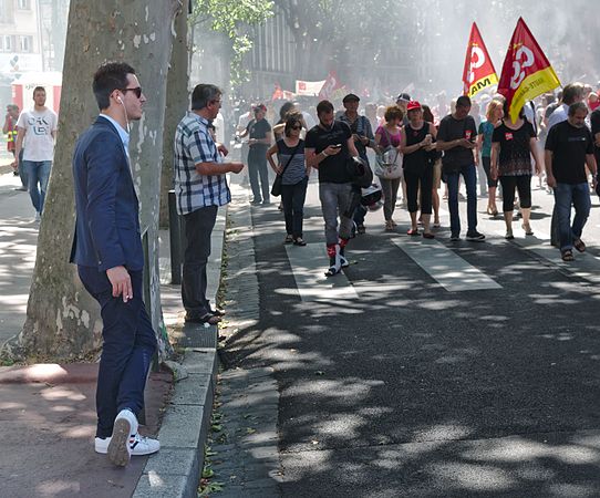 Français : Manifestation contre la loi travail à Toulouse, le 23 juin 2016 English: Demonstration against French labour law in Toulouse, June 23, 2016