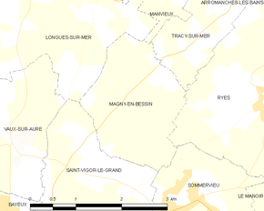 Poziția localității Magny-en-Bessin