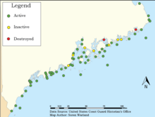 Map of All Lighthouses in Maine Map of All Lighthouses in Maine.png