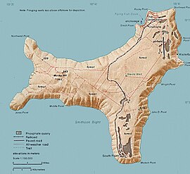 Route of the Christmas Island Phosphate Railway