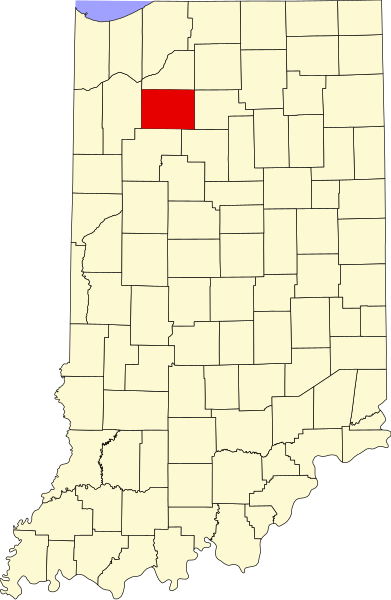 File:Map of Indiana highlighting Pulaski County.svg