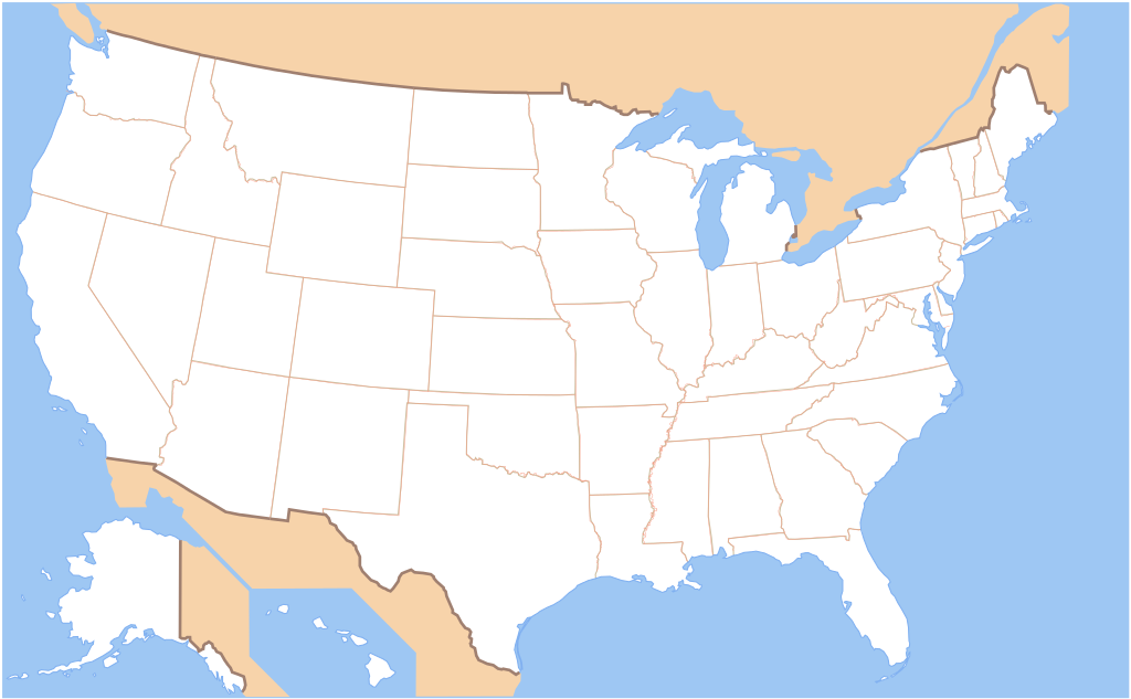 File Map Of Usa Without State Names Svg Wikimedia Commons