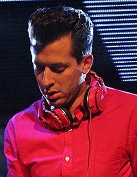 Mark Ronson's "Uptown Funk", a collaboration with Bruno Mars, became the best-selling single of 2015. The song entered the charts at number-one in December 2014 and lasted 18 weeks in the top 10, seven of which were at the top spot. Mark Ronson on Coke & Olympics, 2012.jpg