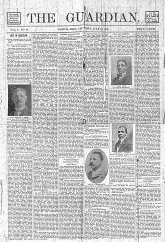 The Guardian, Vol I No 38, July 26 1902 Masthead of The Guardian.jpg