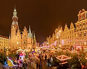 Mercado de Navidad, Plaza del Mercado, Breslavia, Polonia, 2017-12-20, DD 41-49 HDR PAN.jpg