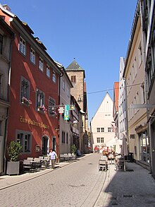 The Michaelisstrasse
is known as the lithic chronicle of Erfurt. Michaelisstrasse Erfurt.JPG