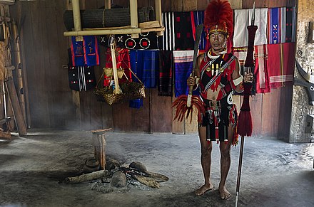 A man of the Pochury Tribe of Nagaland