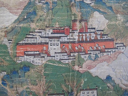 An illustration of Narthang monastery Narthang.jpeg