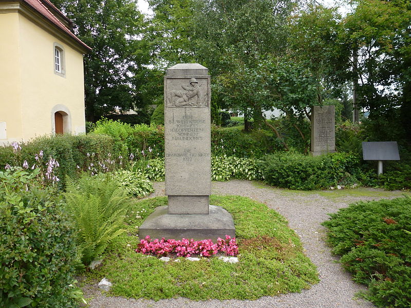 File:Naundorf, Denkmäler für die Toten beider Weltkriege.JPG