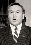Nazarbayev Inauguration 1991 (cropped).jpg