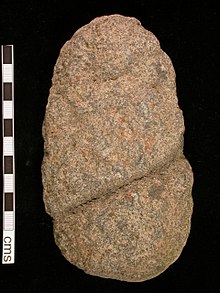 A Neolithic greenstone axe Neolithic greenstone axe roughout (plan) (FindID 258401).jpg